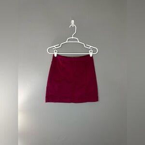 Rewash Elegant Burgundy going out business casual Women's Skirt
